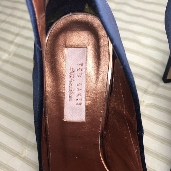 Ted Baker Floral High Heels 9 - Picture 8 of 11